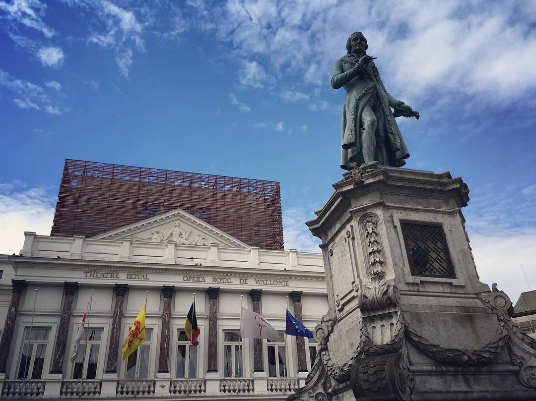 La statue d'Andre Gretry